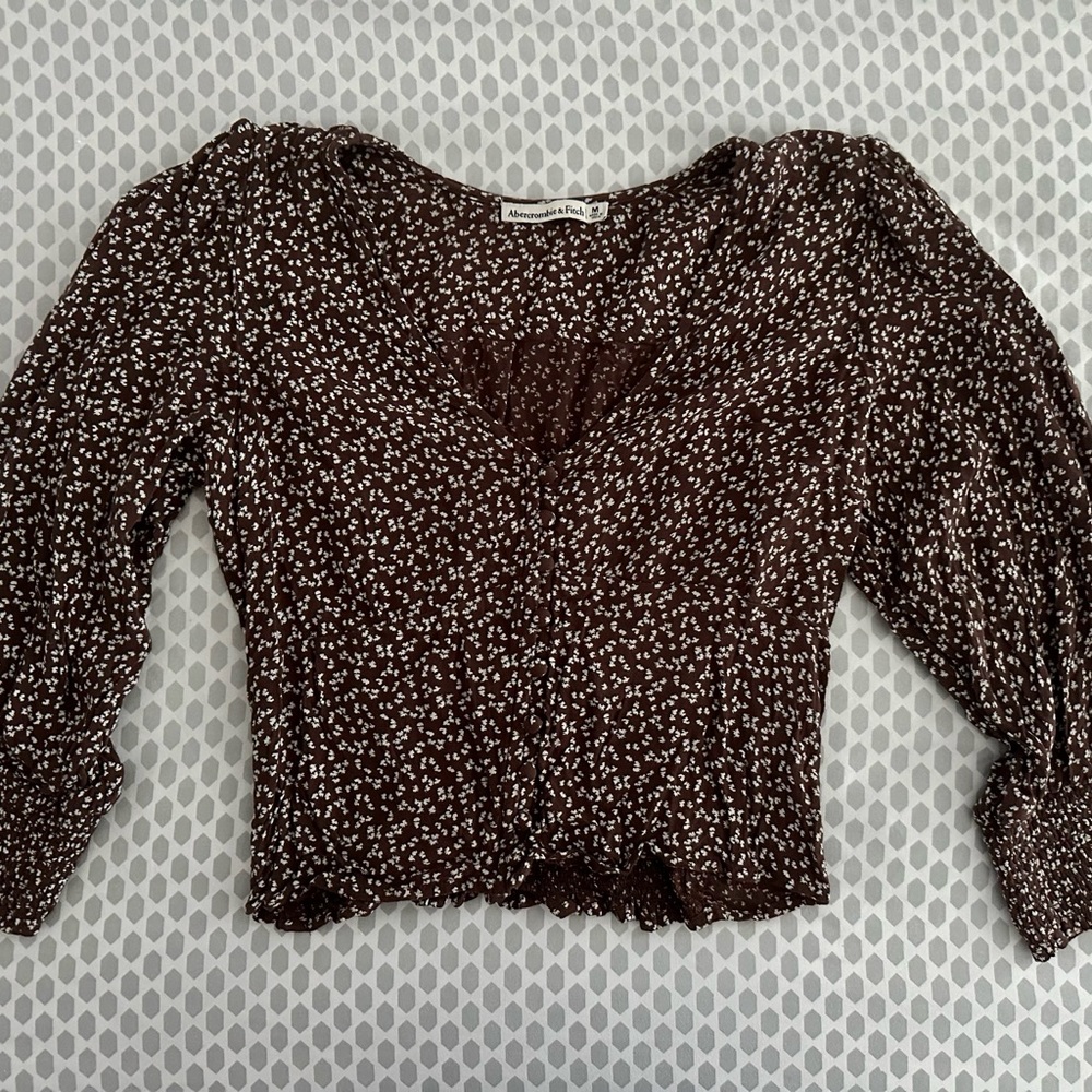 Abercrombie Floral Crop Top